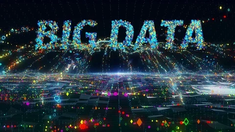 Big Data internet mobile digital concept 4k uhd Stock Footage 72018233