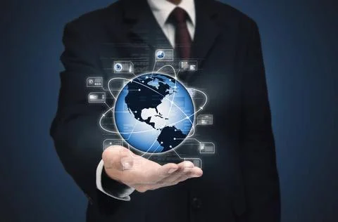  Big Data Internet Technology Big data internet technology concept being s... Stock-Fotos