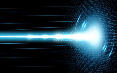 Big data internet technology network stream Illustrazione stock