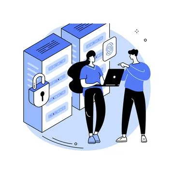 Big data isolated cartoon vector illustrations. 스톡 일러스트