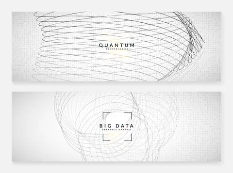 Big data learning. Digital technology abstract Stock Illustration