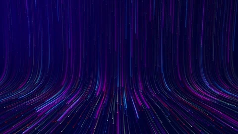 Big data light speed flow. Abstract digital data stream of quantum computing. Cy 스톡 동영상 341894318