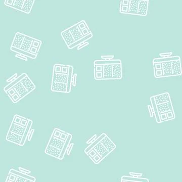 Big data line vector seamless pattern Stockillustratie