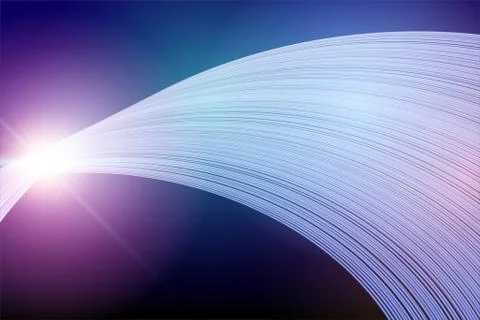 Big Data lines connected Illustrazione stock