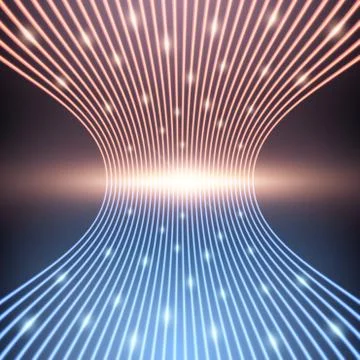 Big Data lines connected 스톡 일러스트