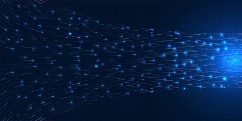 Big data The lines that rise simultaneously represent the use of technology.. Illustrazione stock