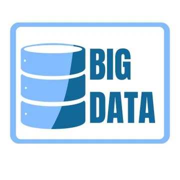 Big data machine algorithms minimalistic design. Science vector background il Stock Illustration