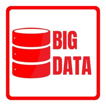 Big data machine algorithms minimalistic design. Science background illustrat Stock Illustration