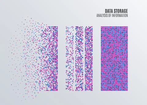 Big Data Machine Learning or Statistics Algorithms Stock Illustration