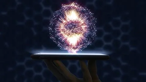 Big data network and iot concept Illustration