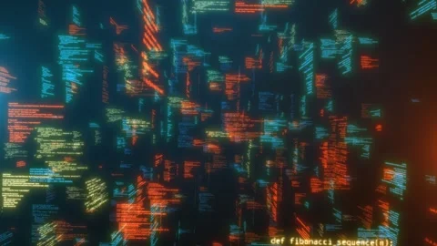 Big Data Network Architecture Machine Learning Artificial Intelligence Tech Stock Footage 286084587