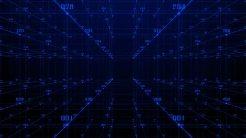 Big data network background loop 4k Stock-Footage 73832542