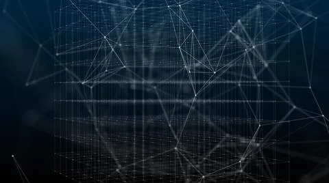 Big data network connection information technology Cloud computing  イラスト素材