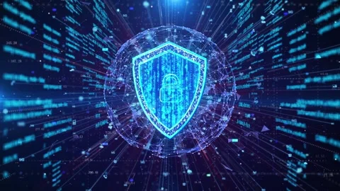 Big data network program code information security technology background Stock Footage 165662378