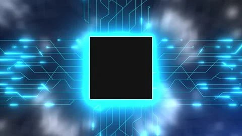 Big data processing, ai machine learning. Stock Footage 313097240