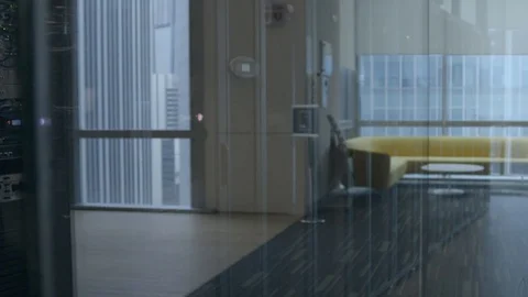 Big data room - Data Centar Video stock 126976905