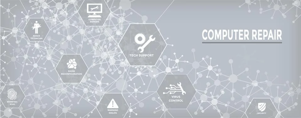 Big Data Security Maintenance Icon with Wrench and Gear Tools for Technician  イラスト素材