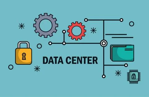 Big data set icons 스톡 일러스트