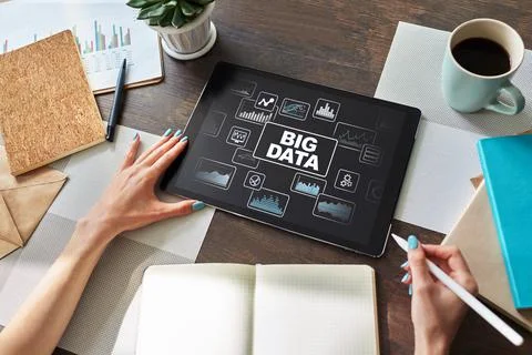 BIG DATA standard methods and tools complex to manipulate or interrogate Stock Photos