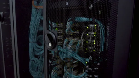 Big data storage and cloud computing computer service business concept. Video stock 99257735