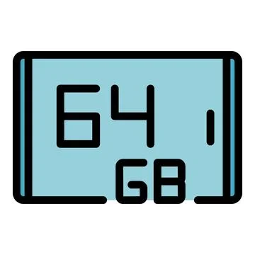 Big data storage icon vector flat 库存插图