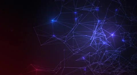 Big data structure. Futuristic digital network concept. Information analyti.. イラスト素材