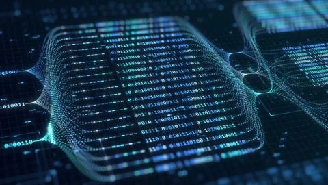 Big data technology and data science abstract background. Data scientist Stock Footage 270307519