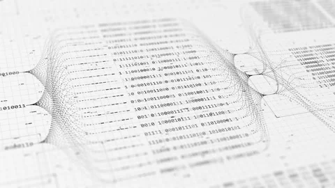 Big data technology and data science abstract background. Data scientist Stock Footage 275263237