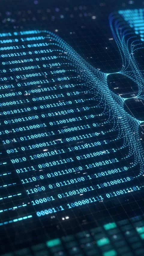 Big data technology and data science abstract background. Data scientist Stock Footage 285774743