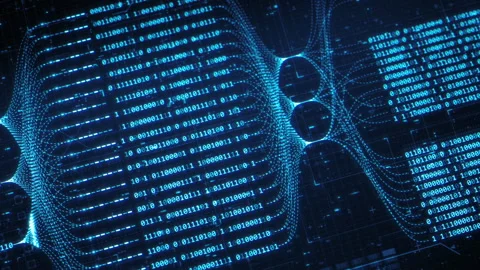 Big data technology and data science abstract background. Data scientist Stock Footage 286961063