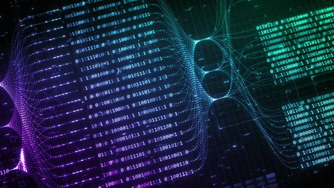 Big data technology and data science abstract background. Data scientist Stock Footage 299715830