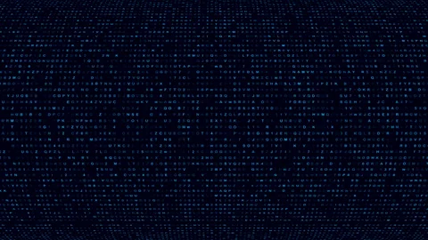 Big Data Technology And Data Science Abstract Stock Footage 345644330