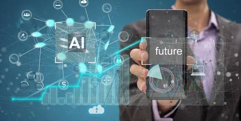 Big data technology and data science. Data scientist querying, analysing and Stock Photos