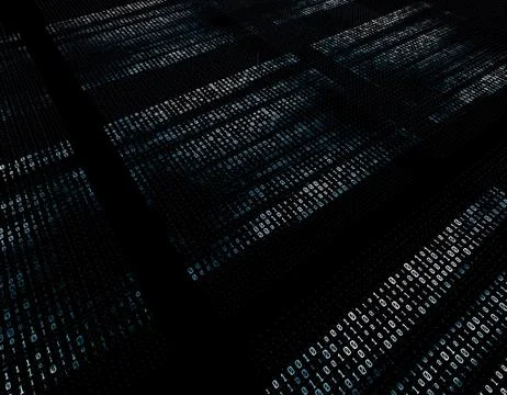 Big Data Technology and Network Communication Stockillustratie