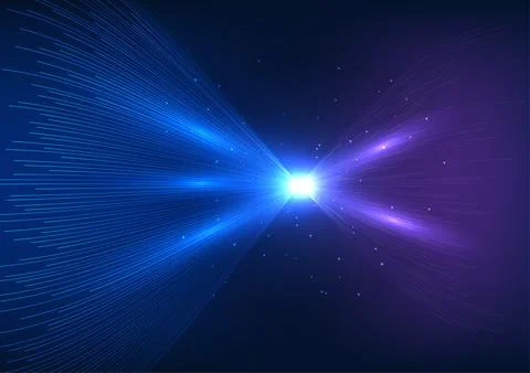 Big data technology Attractively overlapping light lines add an intriguing .. イラスト素材