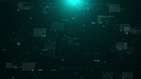 Big data technology background. Motion digital data flow. big data. Artificial Stock Footage 293006459