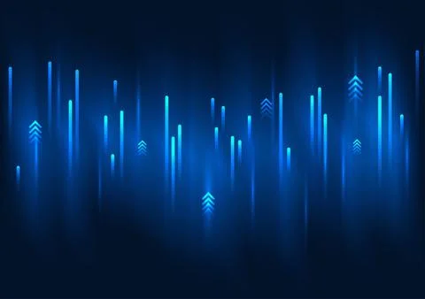 Big data technology background, rising data lines It represents the transmi.. Stockillustratie