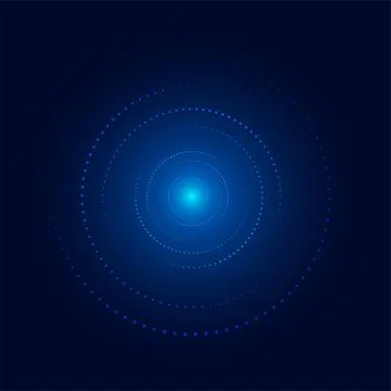 Big data technology circle design background. Internet connection Illustrazione stock