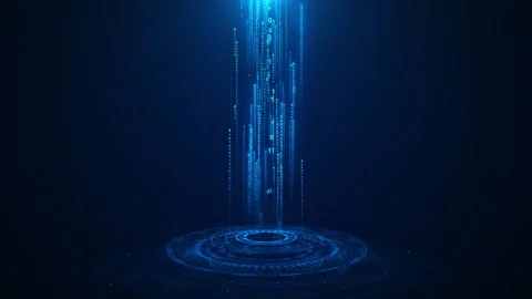 Big data technology data science Data flow Querying, analyzing, information Stock Footage 312027950