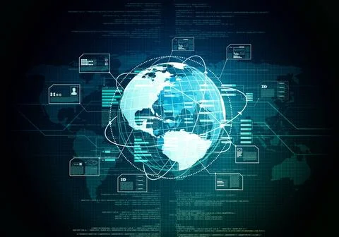  Big data technology internet concept Big Data internet information techno... Stock-Fotos