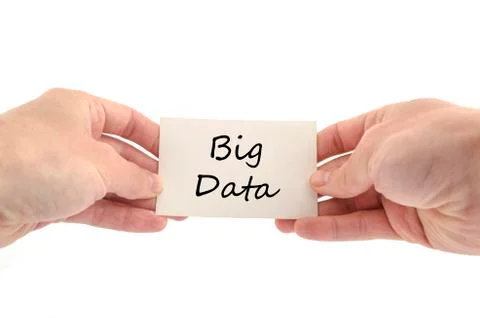 Big data text concept Foto stock