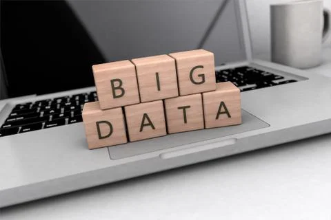 Big Data text concept Stock Photos