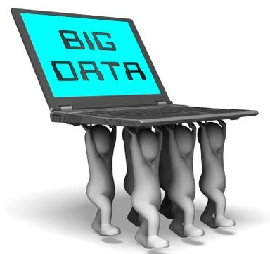 Big Data Tools Digital Toolbox 3d Rendering イラスト素材