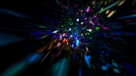 Big data transmission cloud computing, digital information database. High-spe Stock Illustration