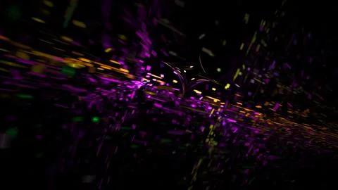 Big data transmission cloud computing, digital information database. High-spe Illustrazione stock