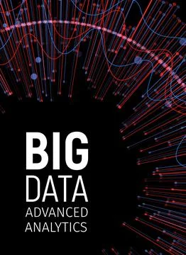 Big data visual energy fractals. Technology network infographic. Information Illustrazione stock