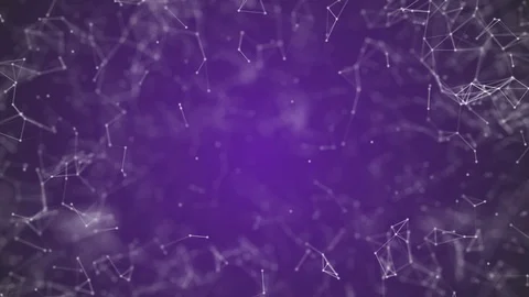 Big data visualization, abstract nanotechnology BlueViolet color plexus Stock Footage 96185101