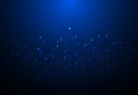 Big data visualization. Abstract technology innovation communication concept イラスト素材