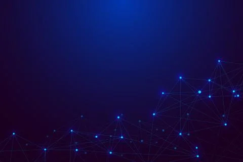 Big data visualization. Artificial Intelligence and Machine Learning Concept Stock Illustration