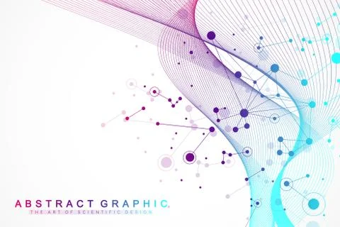 Big data visualization. Artificial Intelligence and Machine Learning Concept Stock Illustration